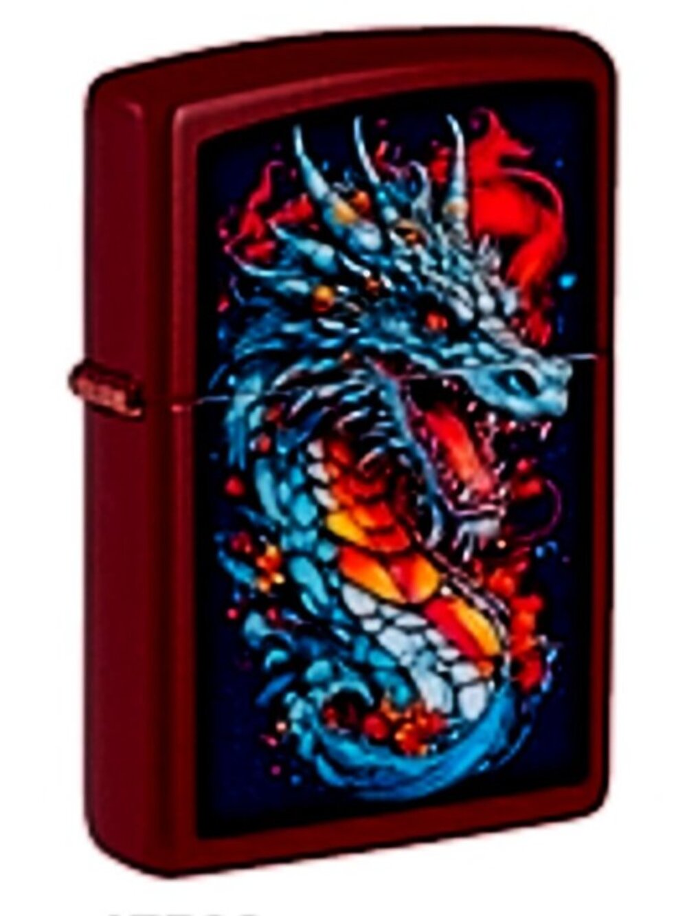 Colorful Dragon Merlot Finish Zippo